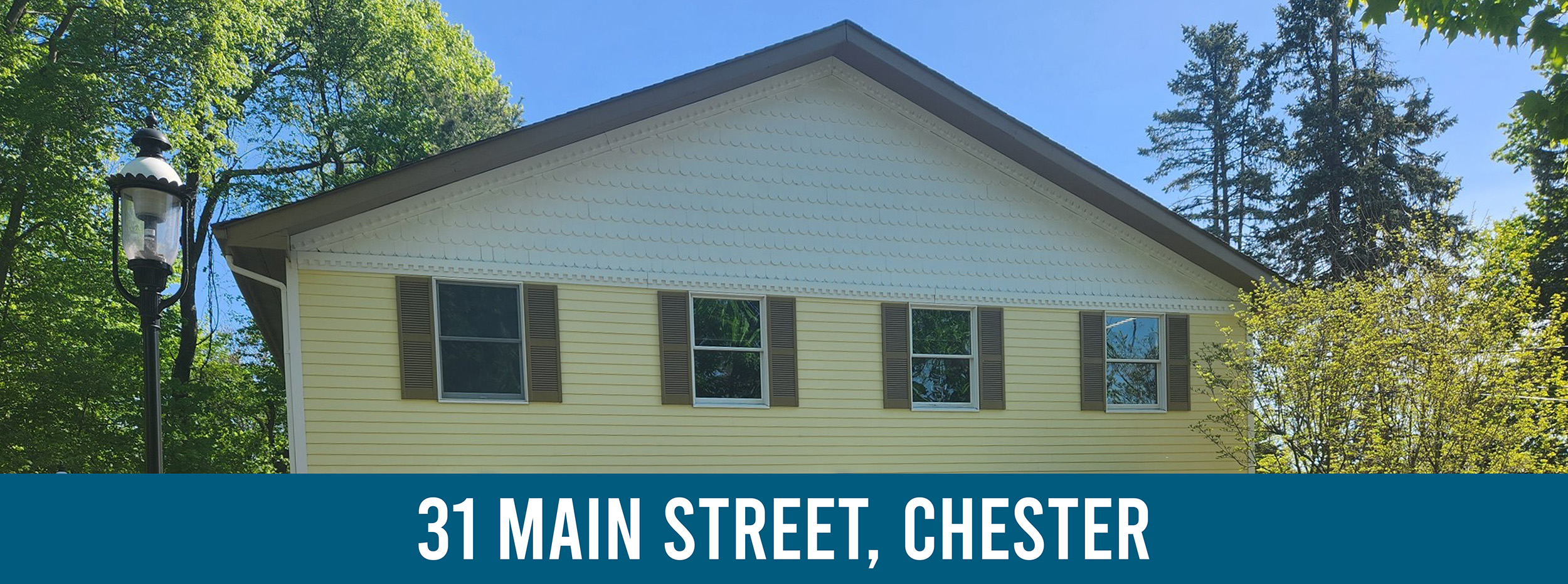 Title card for 31 Main Street in Chester, NJ